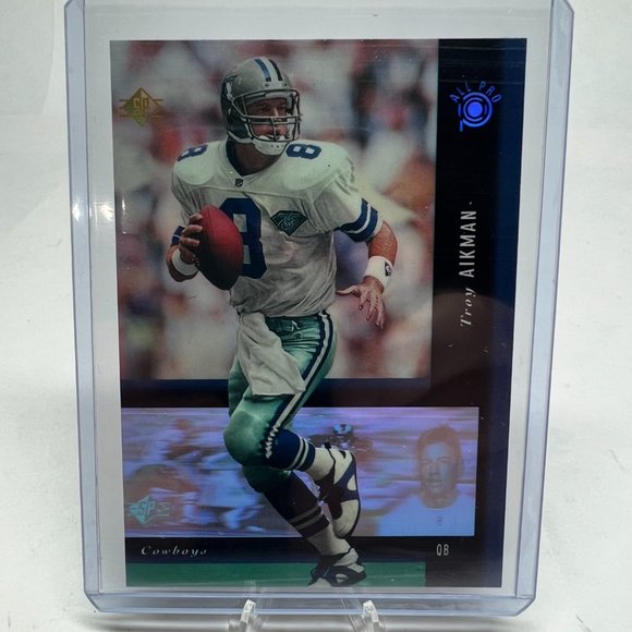 Troy Aikman and Emmitt Smith 1994 Upper Deck SP Holoview *2 Card Lot* - Picture 2 of 5